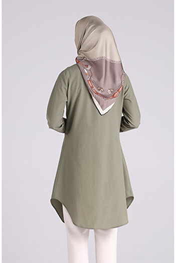 sefamerve Hakim Yaka Tunik 6475-16 Haki