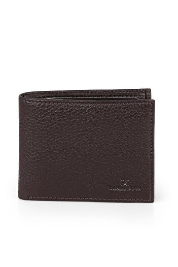 Daniel Klein DKL0171-3 Виготовлений з натуральної шкіри коричневий чоловічий гаманець та картка