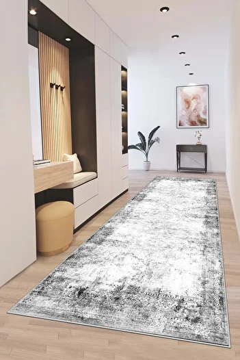 df home Digital Printed Cutting Runner - Washable Non-Slip Base, Doorway Entrance Carpet 3489