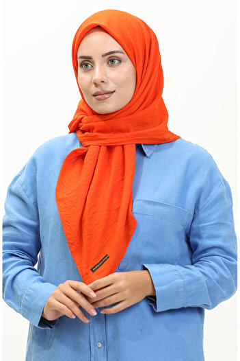 sefamerve 2005-34 Model Orange Soft Scarf