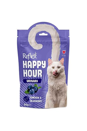 Reflex Cat Treats for Urinary Health Support with Chicken and Blueberry Flavor 60g