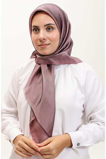 sefamerve Dried Rose Plain Scarf 1266-58
