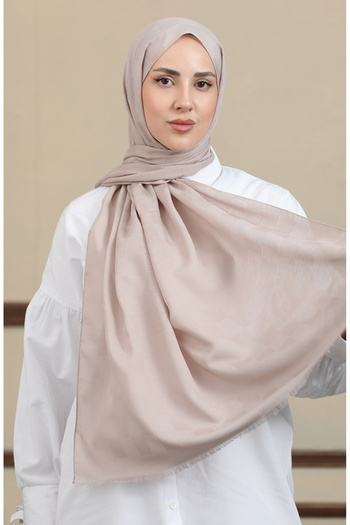 sefamerve Jacquard Shawl 2071-05 - Cotton and Stone DeTailed