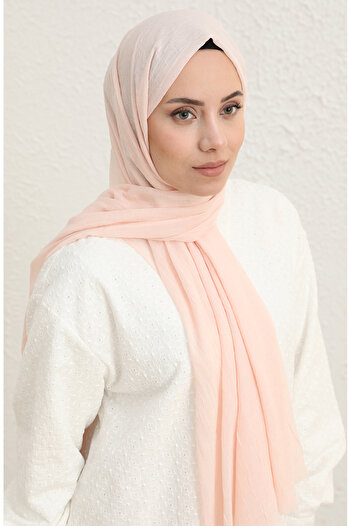 sefamerve Salmon Bamboo Shawl - 1095-05 Model