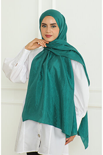 sefamerve Green Karaca Shawl - 81058-11 Model