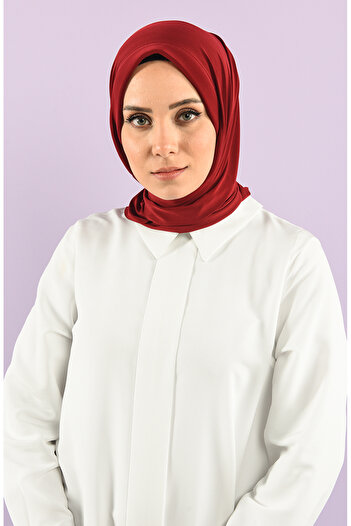 sefamerve Practical Plug-in Scarf 1157-14 - Cherry