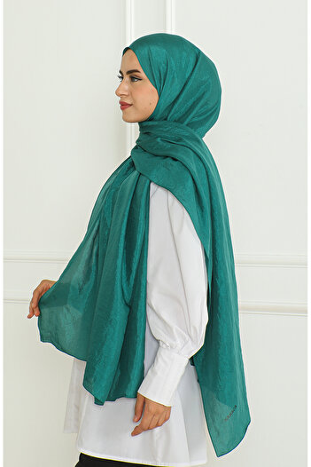 sefamerve Green Karaca Shawl - 81058-11 Model