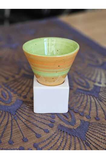 MeGgDecor 1Pcs Japanese-Style Retro Ceramic Coffee Cup Pad with Accompanying
