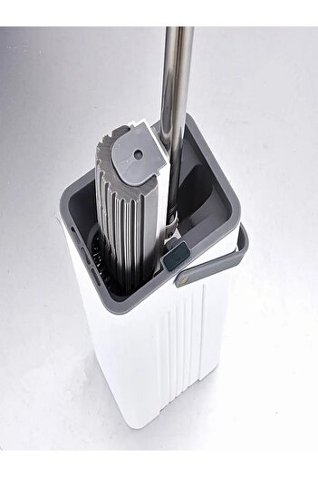 GENERAL Flat Sponge Mop with Bucket White/Grey