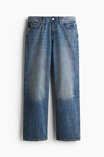 H&M Straight Loose Low Jeans