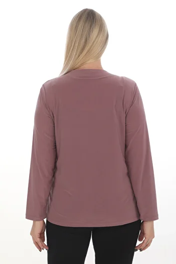 TRENDSE Mother Double Look Beaded Stoned Stylish Blouse