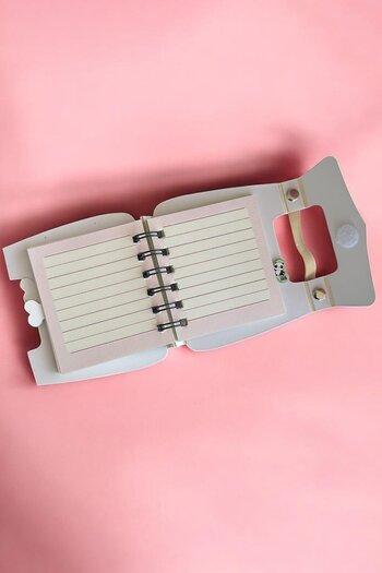 TAKIŞTIR Pink Color Panda Figured Notepad