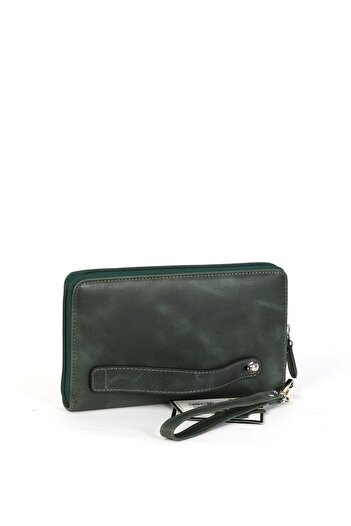 Aka Deri Crazy Green Handbag 320 R128