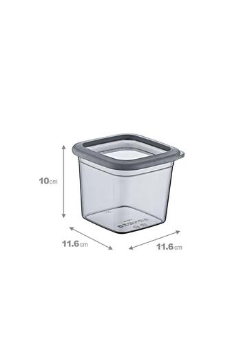 Smartware Set of 6 Skali Square Storage Container Anthracite 740 ml