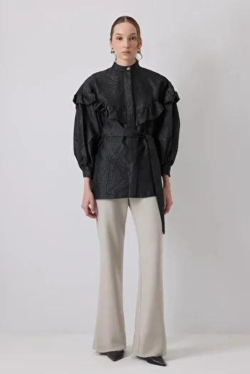 Touché Privé Textured Oversize Jacket