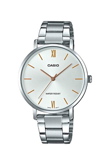 Casio Women's Wristwatch with Dial and Band Metallic Color 24 Months Guarantee