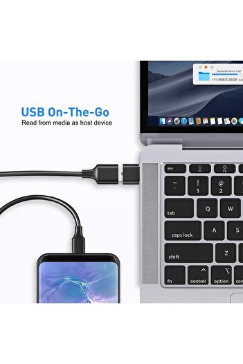 Roichil iPhone/iPad/Macbook Uyumlu Type-c To USB Çevirici Metal Dönüştürücü 3.0 Yüksek Hızlı Veri Aktarm OTG