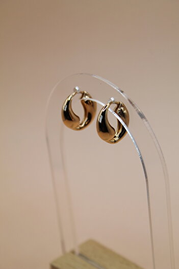 Luvix Design Xuping Wave Form Hoop Earrings