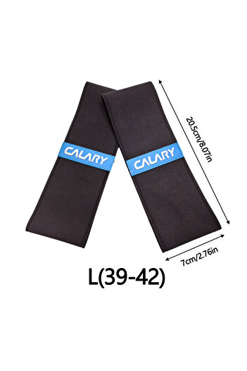 Choice Blue-L(39-42) 1Pairs Anti-scratch Roller Skate Covers Upper Protectors Thicken Double Layer Elastic