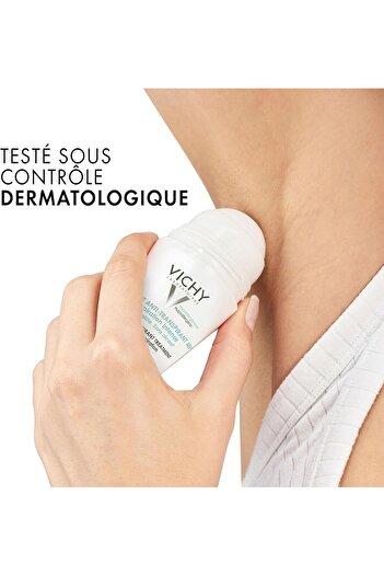 VISHAY Roll-on Deodorant Intensive 48-Hour Protection Against Clothes Stain, Fragrance, Unisex, 50.0 ml