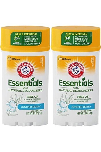 Arm&Hammer مزيل عرق صلب من آرم آند هامر إسينشالز أصفر/أبيض 71 جرام × 2