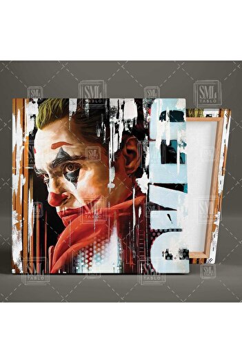 SML TABLO Poster Joker Gotham City Legend Personaj de film Pictură pătrată pe pânză