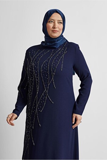 Alvina Stone Printed Plus Size Dress 20702