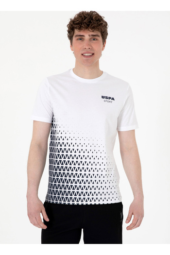 U.S. Polo Assn. U.S. Polo Assn. Crew Neck White Men's T-Shirt S-Zenax