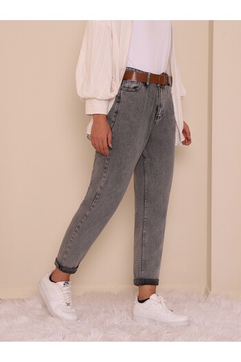 HİJABAYA Belted Jeans