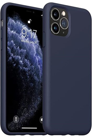 Generic Silicone Case for iPhone 11 Pro Max Silky-Soft Touch Full-Body Protective Phone Case,