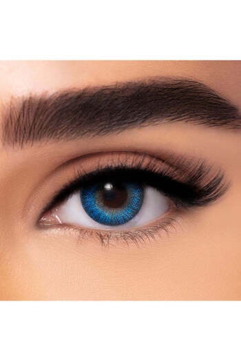 Alcon Freshlook Color Blends Monthly Color Contact Lens - Brillant Blue - ( -5.25 Power)
