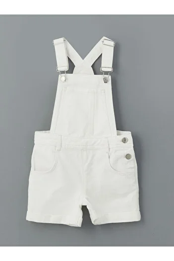 LC Waikiki Τζιν Salopet για κορίτσια LCW Kids Square Collar