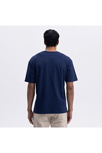 Ellesse Ανδρικό T-Shirt Oversize EM376-NV - Navy Blue