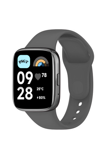 PSGT Xiaomi Redmi Watch3 Active/lite Uyumlu Kordon Spor Şık Tasarım Yumuşak Jel Silikon Kayış