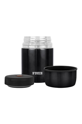 Noveen Thermos for soup/food NOVEEN TB945 600ml, Double wall, Stainless steel, Carrying case, Black