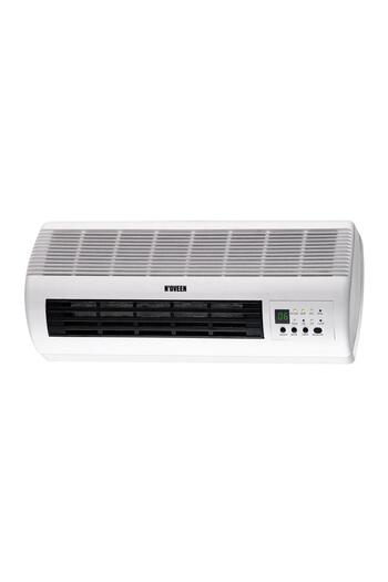 Noveen Noveen HC1500 wall fan heater, 2000 W, LED display and thermostat, PTC heating element (White)