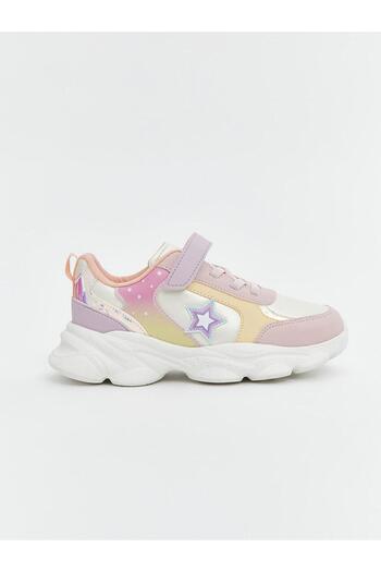 LC Waikiki Color Blocked Lace-Up and Velcro Girls' Sneakers