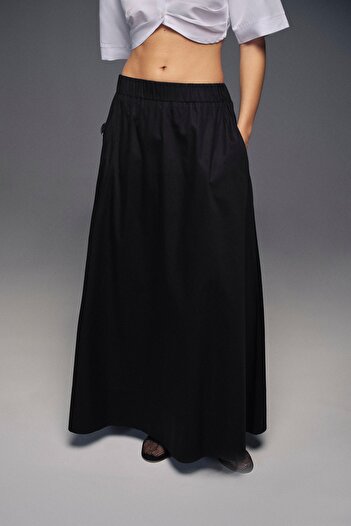 VATKALI Flounced Maxi Skirt - Premium Collection