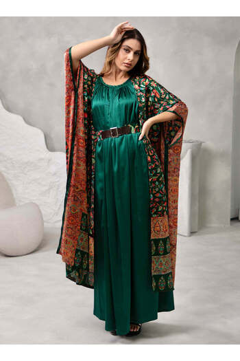 ECSTACY COUTURE Saneri green set