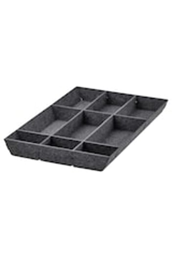Generic Adjustable Drawer Organizer, Grey, 40 cm