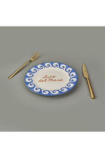 Evidea Kitchen Luve Del Mare Dessert and Breakfast Plate - 21 cm