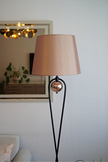 retro home design Sekiz Model Bal Konik Şapkalı Siyah Gold Modern Tasarım Ayaklı Abajur Metal Lambader