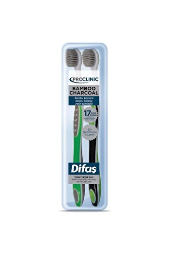 Difaş Difas Proclinic Bamboo 2'Li Dis Firca
