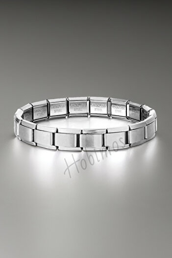 Hobimos Italian Charm Steel Bracelet