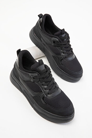 SOHO Black-Black Women's Sneaker 20440