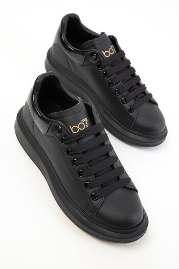 SOHO Schwarz-Schwarzer Herren-Sneaker 20583