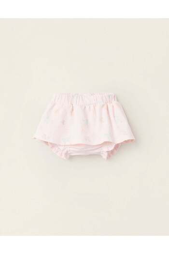 Ziddy Skort with Motif for Newborn Girls 'Nemo', Light Pink