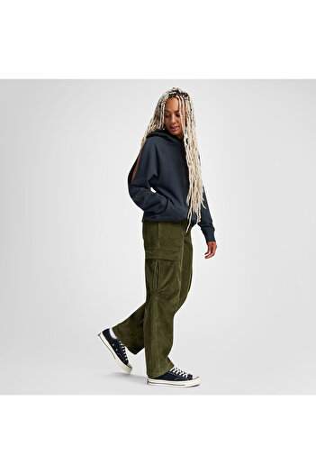 Converse Classic Kadın Siyah Hoodie