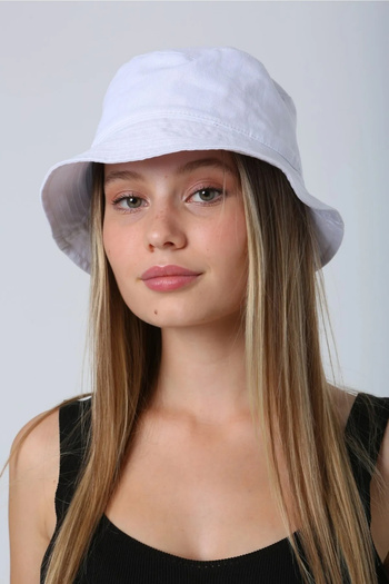 Remsa Mayo Cotton Bucket Hat Rş-110 White