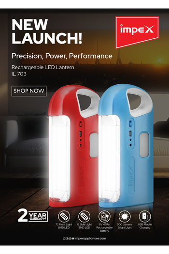 İMPEX Impex Rechargeable LED Lantern IL 703
